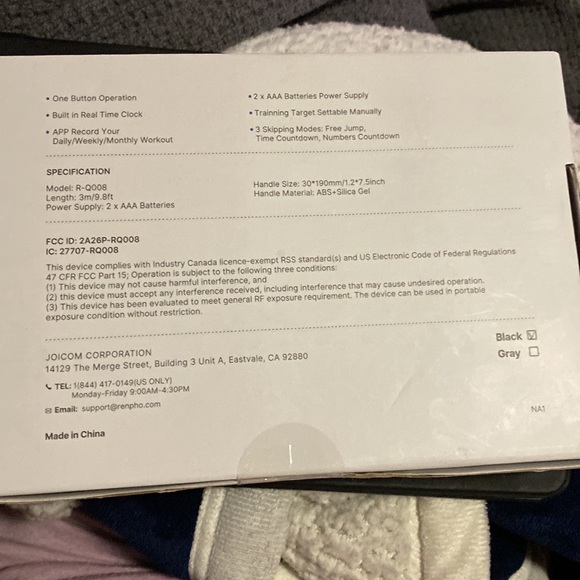 Renpho smart jump rope - Picture 2 of 2